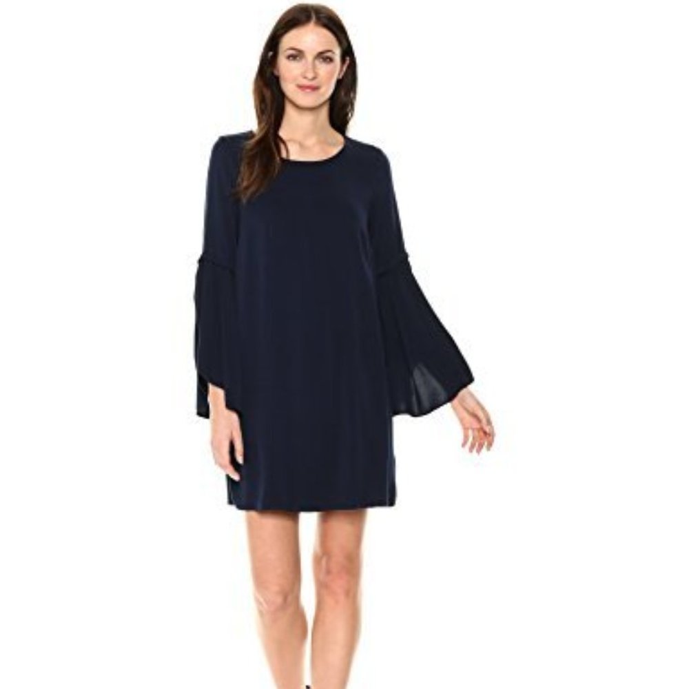 Michael Stars Rylie Rayon Shift Mini Dress S